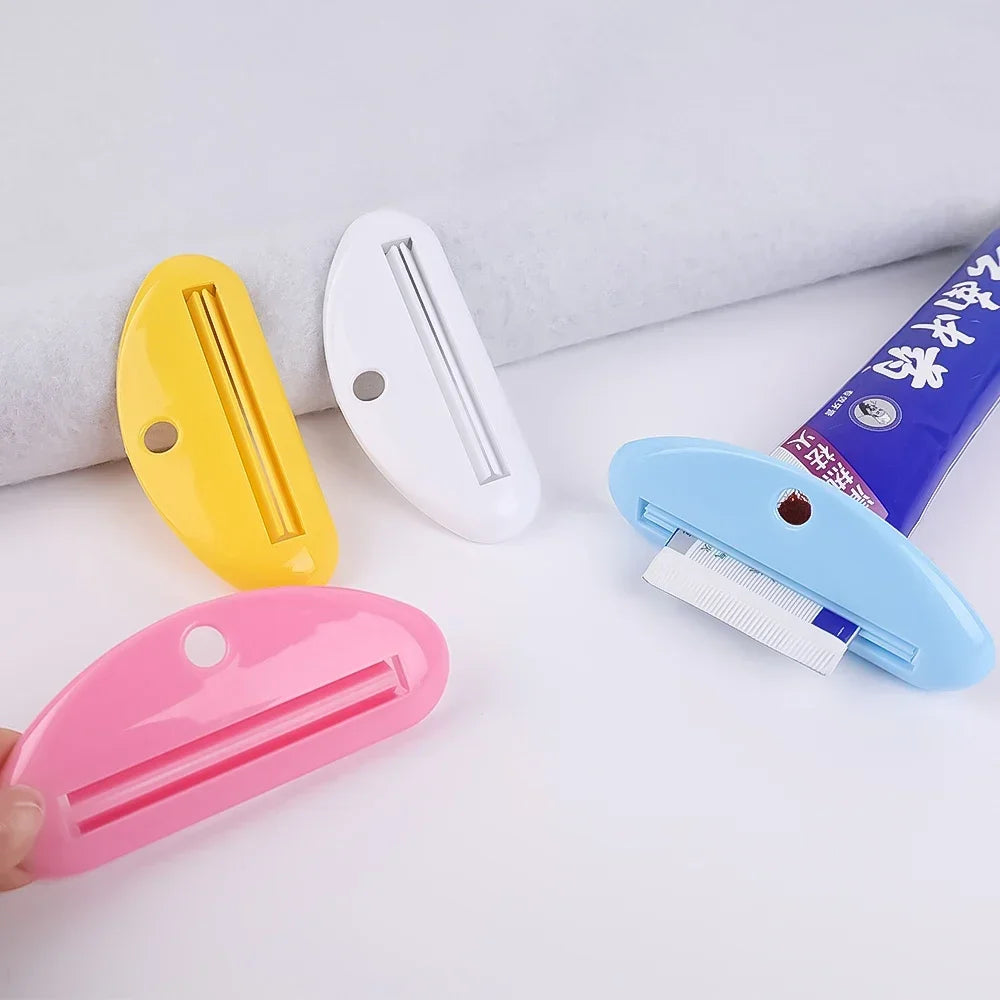 Toothpaste Squeezer Manual Squeezed Toothpaste Tube Clips Multifunction Facial Cleanser Dispenser Squeezer Bathroom Accessories