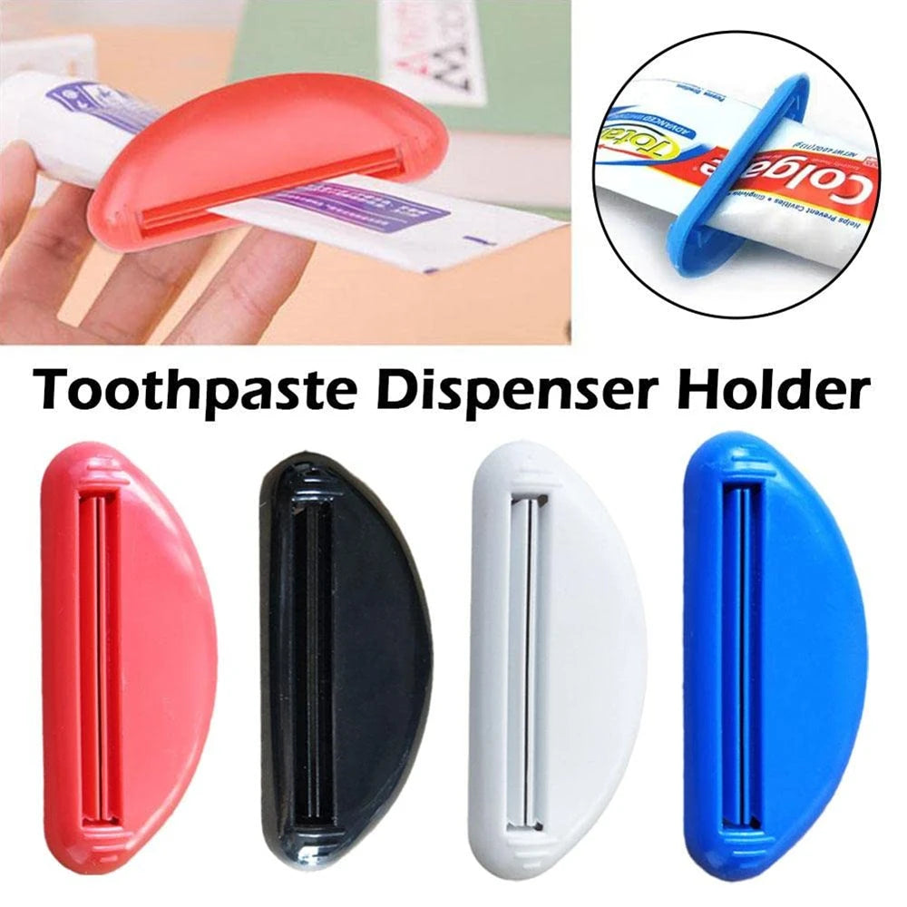 1 Pc Bathroom Accessory Small Item Bathroom Practical Toothpaste Squeezer Toothpaste Companion All-round Toothpaste Extruder